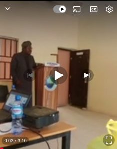 The MD/CEO of Agatsolo Nigeria Limited, Chef Solomon Kwaghkule, making his presentation at the event 